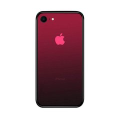 Чехол Amber-Glass для Iphone 6 / 6s бампер накладка градиент Red
