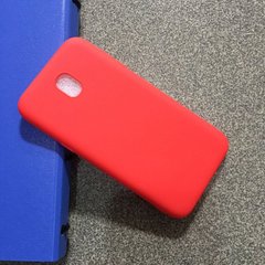 Чохол Style для Samsung Galaxy J7 2017 / J730 Бампер силіконовий червоний