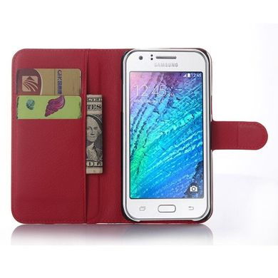 Чохол IETP для Samsung Galaxy J7 2015 J700 книжка шкіра PU червоний