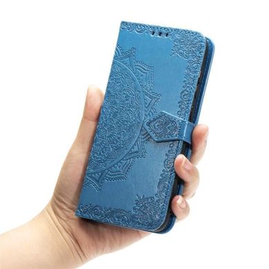 Чехол Vintage для Xiaomi Redmi 9 книжка кожа PU голубой
