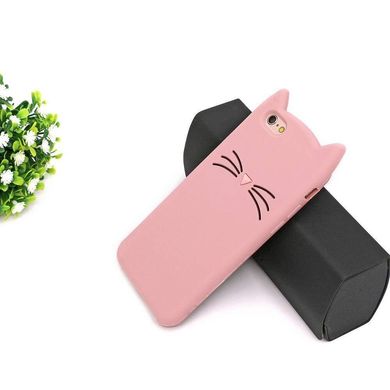 Чохол 3D Toy для IPhone 7/8 Бампер гумовий Cat Pink