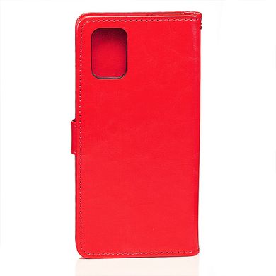 Чохол Idewei для Samsung Galaxy A71 / A715 книжка шкіра PU красний