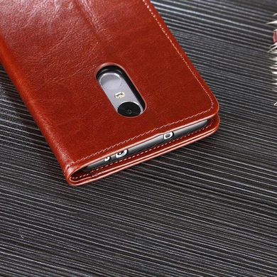 Чехол Idewei для Xiaomi Redmi Note 3 / Note 3 Pro книжка коричневый