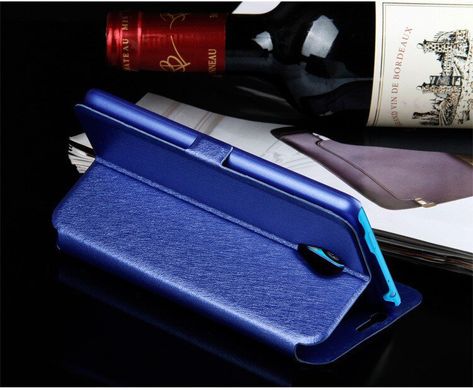 Чехол Window для Meizu M5C книжка с окошком Blue
