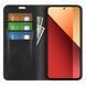 Чехол Taba Retro-Skin для Xiaomi Redmi Note 13 книжка с визитницей кожа PU черный