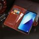 Чохол Idewei для Samsung Galaxy A8 Plus 2018 / A730F книжка шкіра PU коричневий