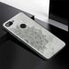 Чехол Embossed для Xiaomi Mi 8 Lite бампер накладка тканевый серый
