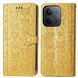 Чехол Embossed Cat and Dog для Xiaomi Poco C85 4G EU 173 mm книжка кожа PU с визитницей желтый