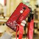 Чохол Lanyard для Xiaomi Redmi 5 Plus бампер з ремінцем Red
