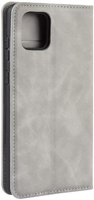 Чохол Taba Retro-Skin для Samsung Galaxy Note 10 Lite / N770 книжка шкіра PU з візитницею сірий