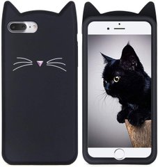 Чохол 3D Toy для iPhone 7 Plus / 8 Plus Бампер гумовий Cat Black