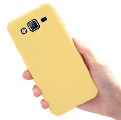 Чехол Style для Samsung J5 2015 / J500 Бампер силиконовый Желтый