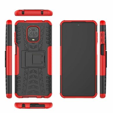Чохол Armor для Xiaomi Redmi Note 9 Pro Max протиударний бампер Red