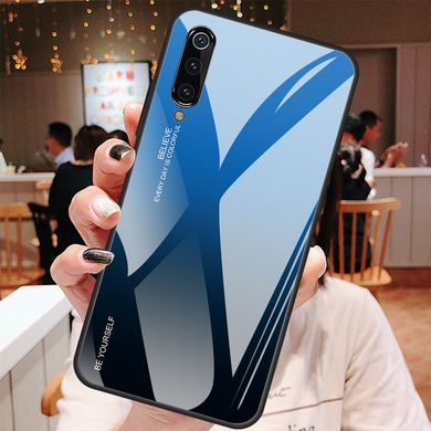 Чехол Gradient для Xiaomi Mi 9 SE бампер накладка Blue-Black