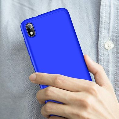 Чехол GKK 360 для Xiaomi Redmi 7A бампер противоударный Blue