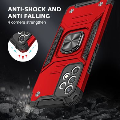 Чехол Protector для Samsung Galaxy A33 / A336 бампер противоударный с подставкой Red