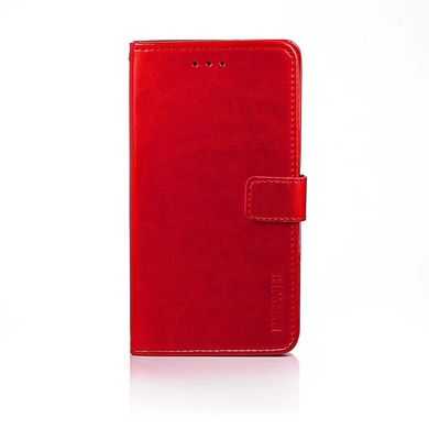 Чохол Idewei для Samsung A20 2019 / A205F книжка шкіра PU червоний