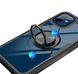 Чехол Crystal для Iphone 12 бампер противоударный с подставкой Transparent Black