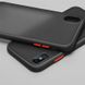 Чехол Matteframe для Iphone XS бампер матовый противоударный Avenger Черный