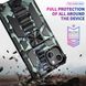Чехол Military Shield для Iphone 13 бампер противоударный с подставкой Turquoise