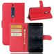 Чохол IETP для Nokia 5 книжка шкіра PU з візитницею червоний