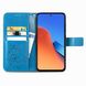 Чехол Clover для Xiaomi Redmi 12 книжка кожа PU с визитницей голубой