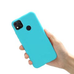 Чохол Style для Xiaomi Redmi 9C Бампер силіконовий Блакитний