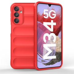 Чехол Wave Shield для Samsung Galaxy M34 5G / M346 бампер противоударный Red