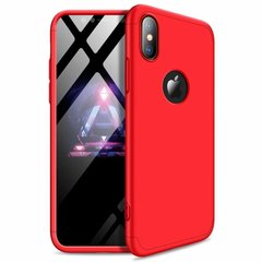 Чохол GKK 360 для Iphone XS Max Бампер оригінальний з вирізом Red