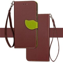 Чехол Leaf для Xiaomi Mi A2 Lite / Redmi 6 Pro книжка кожа PU Brown