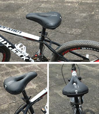 Велосипедное седло YAFEE YF-1097 сиденье комфортное для велосипеда 260x190 Black