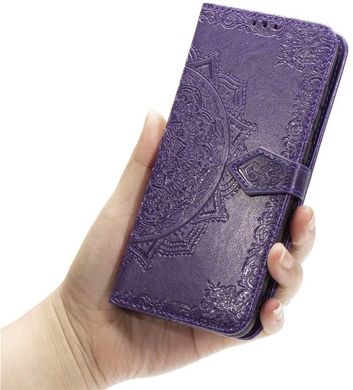 Чехол Vintage для Huawei Y6S 2019 книжка кожа PU с визитницей фиолетовый