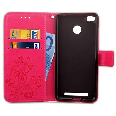 Чохол Clover для Xiaomi Redmi 3S / 3 Pro книжка шкіра PU жіночий Pink