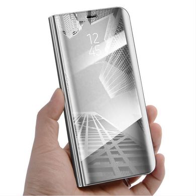 Чехол Mirror для Samsung A6 2018 / A600F книжка зеркальный Clear View Silver