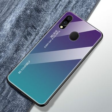 Чохол Gradient для Samsung Galaxy M20 Бампер Purple-Blue