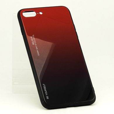 Чехол Gradient для Iphone 7 Plus / Iphone 8 Plus бампер накладка Red-Black