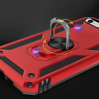 Чехол Shield для Iphone 7 / 8 Бампер противоударный (Без выреза) Red
