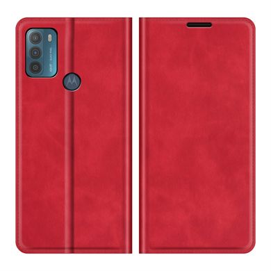Чехол Taba Retro-Skin для Motorola Moto G60 книжка кожа PU с визитницей красный