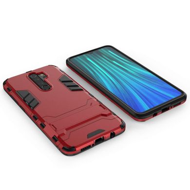Чехол Iron для Xiaomi Redmi Note 8 Pro бронированный бампер Red