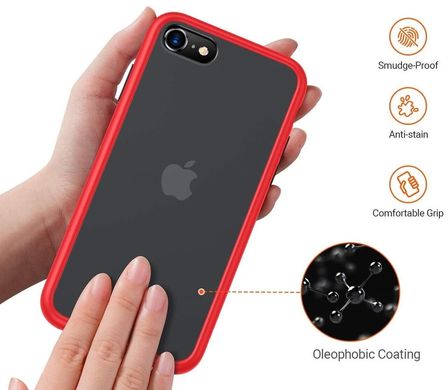 Чехол Matteframe для Iphone 6 / 6s бампер матовый противоударный Avenger Красный