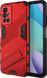 Чехол Bibercas Iron для Xiaomi Redmi 10 бампер противоударный с подставкой Red
