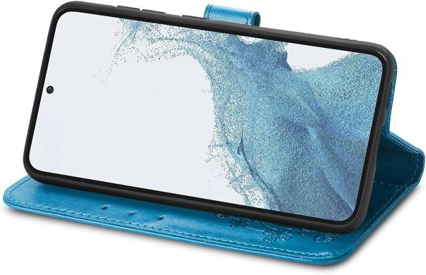 Чехол Clover для Samsung Galaxy A24 / A245 книжка кожа PU с визитницей голубой