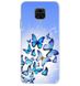 Чехол Print для Xiaomi Redmi Note 9s силиконовый бампер Butterflies Blue