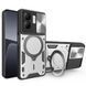 Чехол Magnetic Shield для Infinix Smart 9 / X6532 бампер противоударный с подставкой кольцом Silver