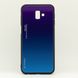 Чехол Gradient для Samsung J6 Plus / J610 бампер накладка Purple-Blue