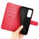 Чехол IETP для Xiaomi Redmi Note 11 / Note 11S книжка кожа PU с визитницей красный