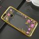 Чехол Luxury для Xiaomi Mi A1 / Mi 5x бампер со стразами ультратонкий Gold