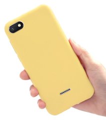 Чехол Style для Xiaomi Redmi 6A Бампер силиконовый Желтый