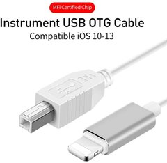 Кабель Lapu Lightning to USB 2.0 Type-B midi 1м iPhone iPad 8 pin Пианино