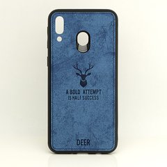 Чехол Deer для Samsung Galaxy M20 бампер накладка синий